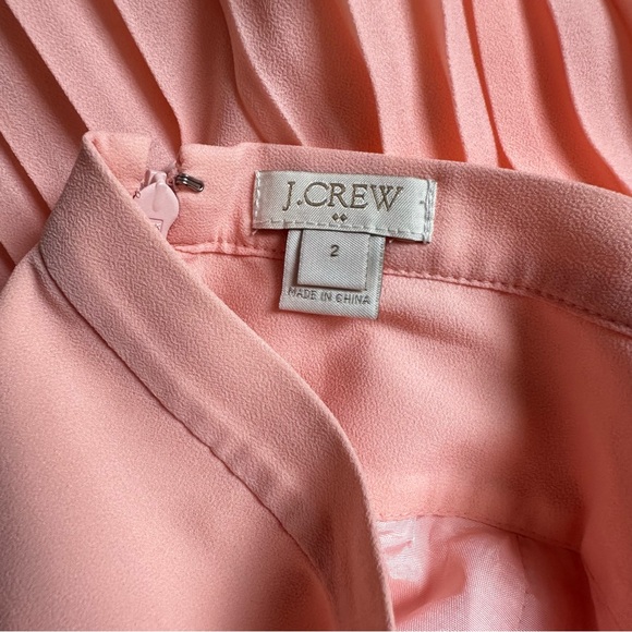 J Crew Elegant Pleated Skirt size 2 - Picture 7 of 8